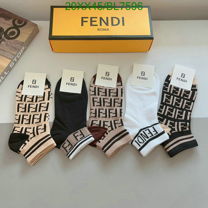 Fendi-Sock Code: BL7596 $: 29USD