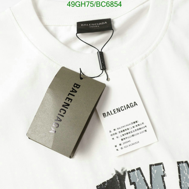 Balenciaga-Clothing Code: BC6854 $: 49USD