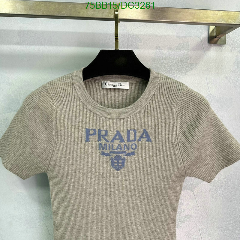 Prada-Clothing Code: DC3261 $: 75USD