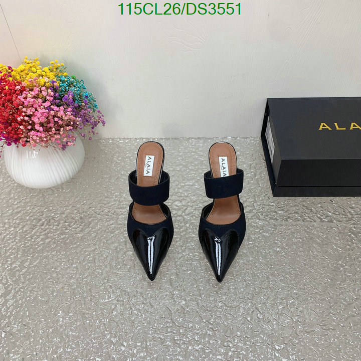 ALAIA-Women Shoes Code: DS3551 $: 115USD