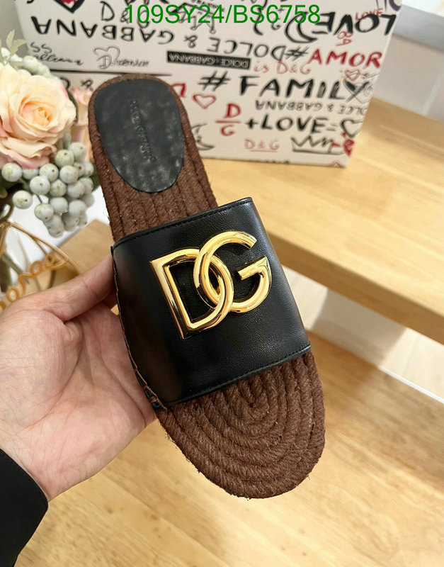 D&G-Women Shoes Code: BS6758 $: 109USD