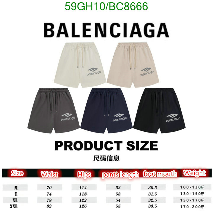 Balenciaga-Clothing Code: BC8666 $: 59USD