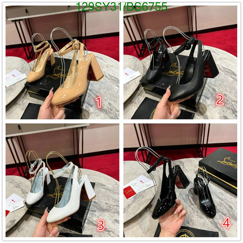 Christian Louboutin-Women Shoes Code: BS6755 $: 129USD