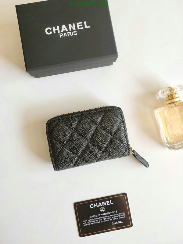 Chanel-Wallet(4A) Code: ZT1603 $: 45USD