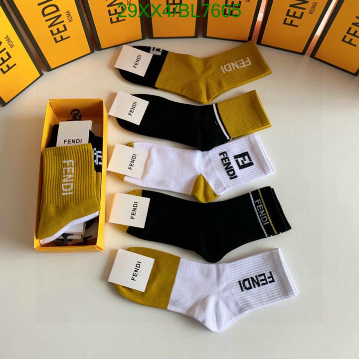 Fendi-Sock Code: BL7605 $: 29USD