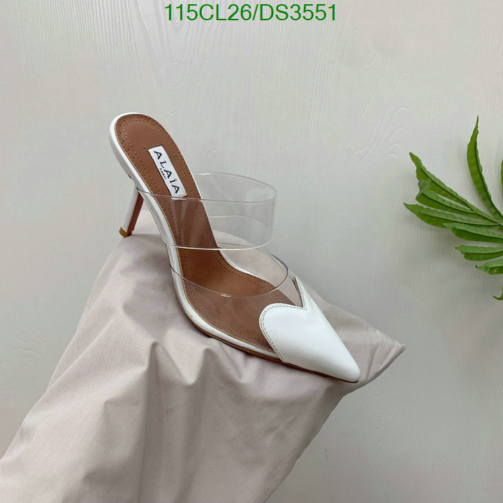 ALAIA-Women Shoes Code: DS3551 $: 115USD