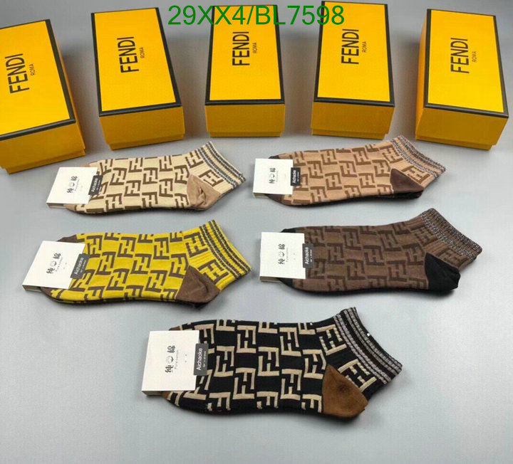 Fendi-Sock Code: BL7598 $: 29USD