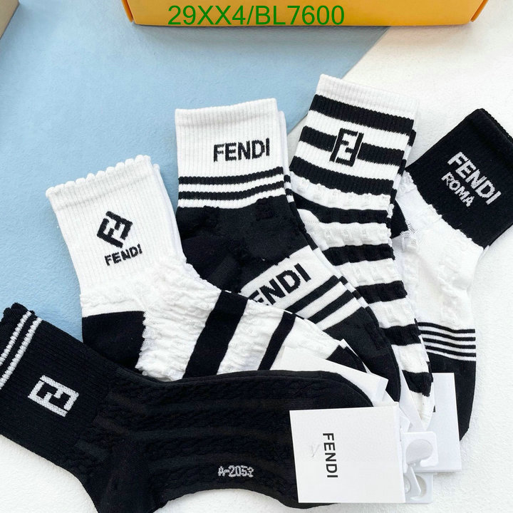 Fendi-Sock Code: BL7600 $: 29USD