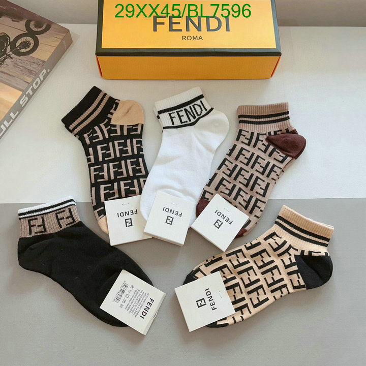 Fendi-Sock Code: BL7596 $: 29USD