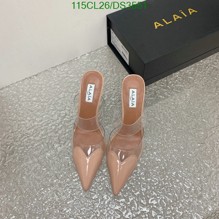 ALAIA-Women Shoes Code: DS3551 $: 115USD