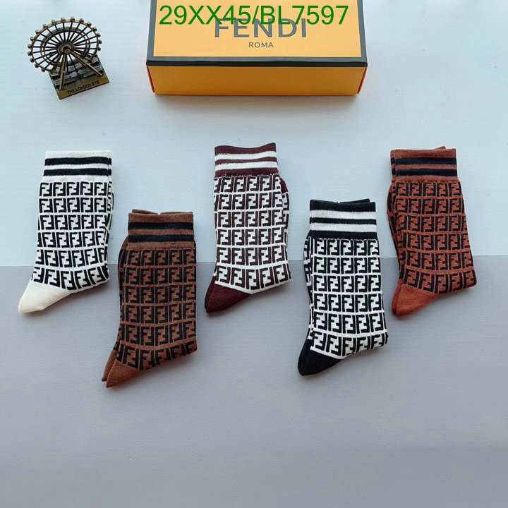 Fendi-Sock Code: BL7597 $: 29USD