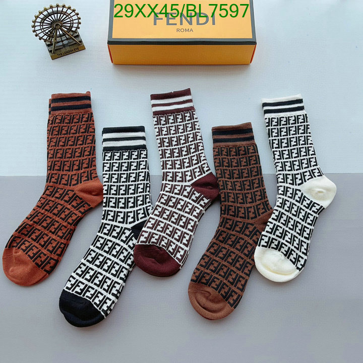 Fendi-Sock Code: BL7597 $: 29USD