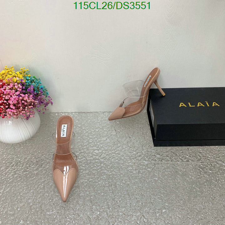 ALAIA-Women Shoes Code: DS3551 $: 115USD