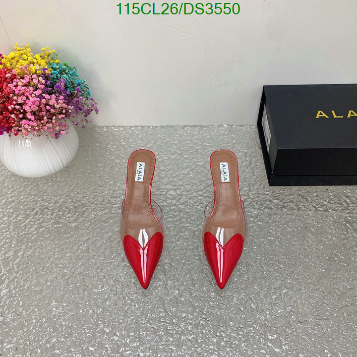 ALAIA-Women Shoes Code: DS3550 $: 115USD