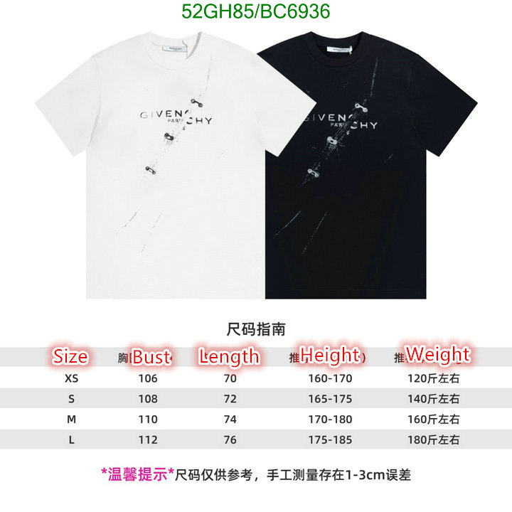 Givenchy-Clothing Code: BC6936 $: 52USD