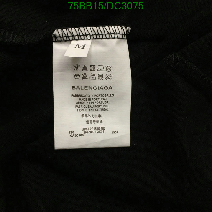 Balenciaga-Clothing Code: DC3075 $: 75USD