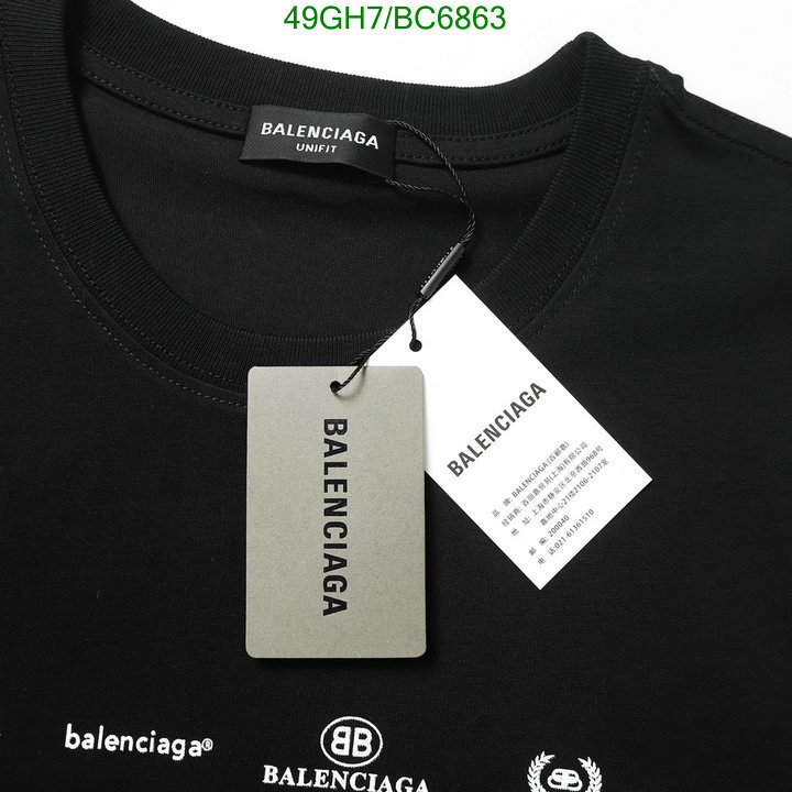 Balenciaga-Clothing Code: BC6863 $: 49USD