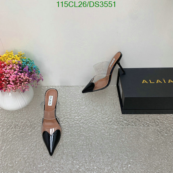 ALAIA-Women Shoes Code: DS3551 $: 115USD