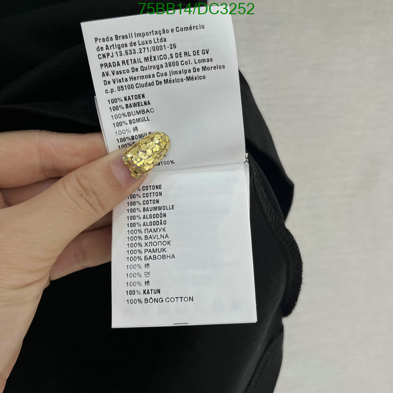Prada-Clothing Code: DC3252 $: 75USD