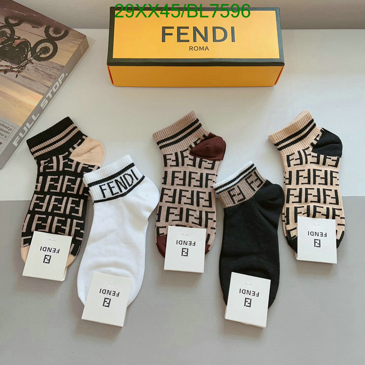 Fendi-Sock Code: BL7596 $: 29USD