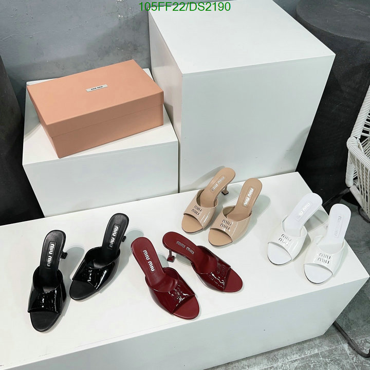 Miu Miu-Women Shoes Code: DS2190 $: 105USD