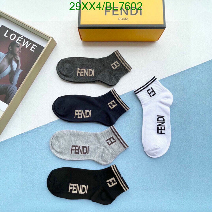 Fendi-Sock Code: BL7602 $: 29USD