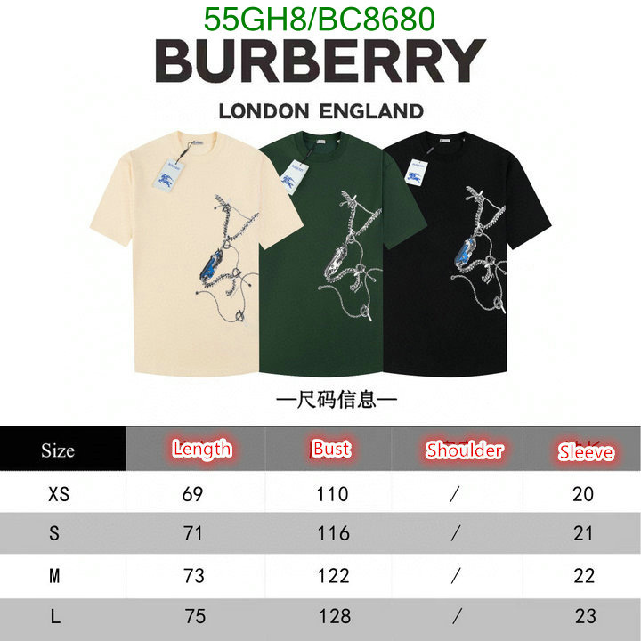 Burberry-Clothing Code: BC8680 $: 55USD