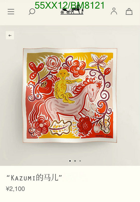 Hermes-Scarf Code: BM8121 $: 55USD