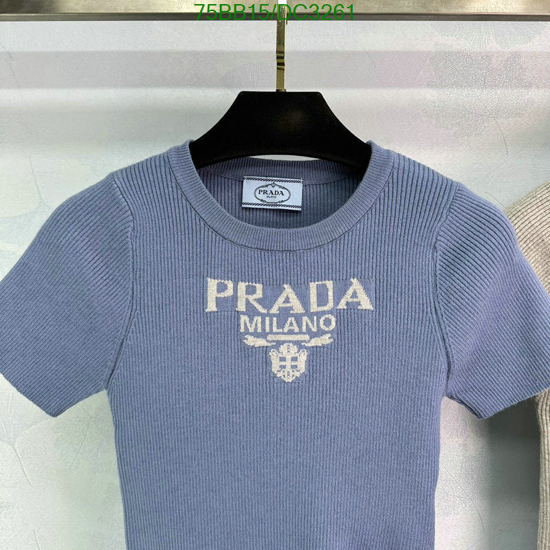 Prada-Clothing Code: DC3261 $: 75USD