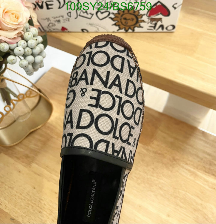 D&G-Women Shoes Code: BS6759 $: 109USD