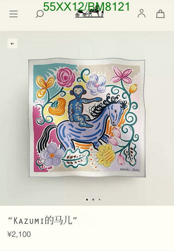 Hermes-Scarf Code: BM8121 $: 55USD