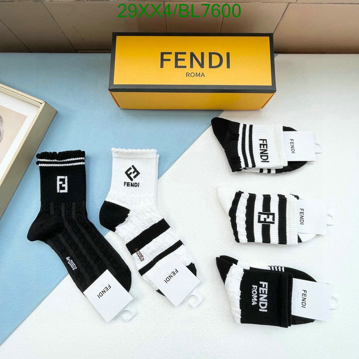 Fendi-Sock Code: BL7600 $: 29USD