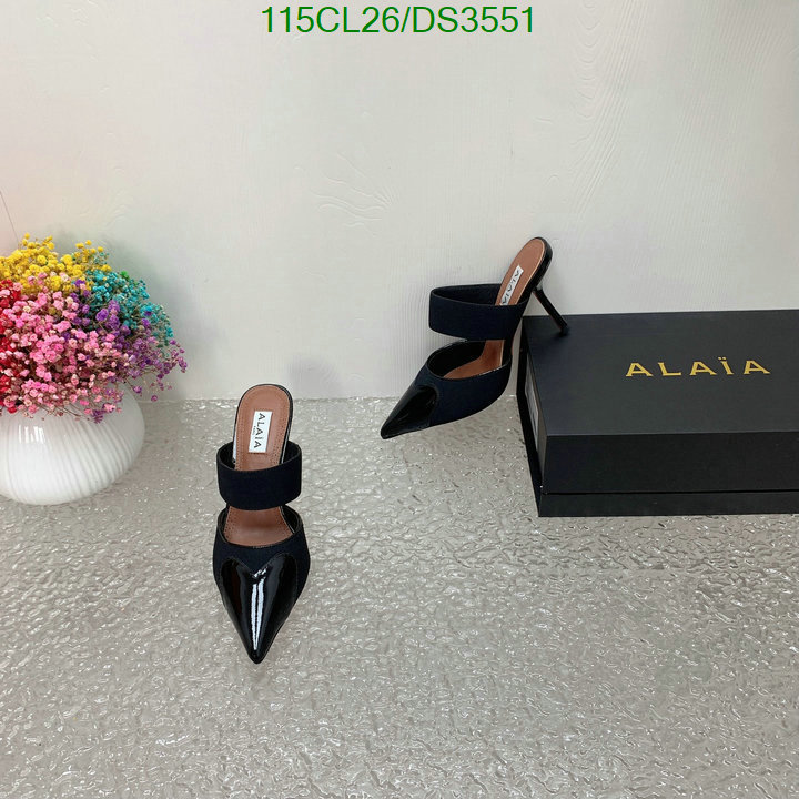 ALAIA-Women Shoes Code: DS3551 $: 115USD