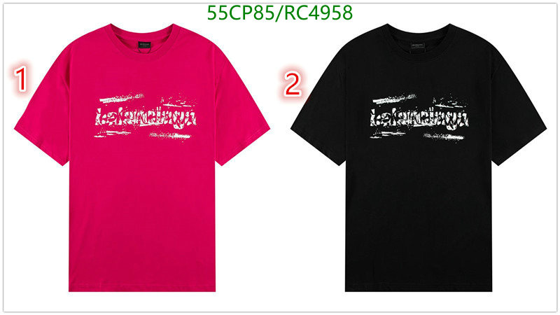 Balenciaga-Clothing Code: RC4958 $: 55USD