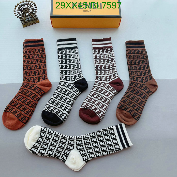 Fendi-Sock Code: BL7597 $: 29USD