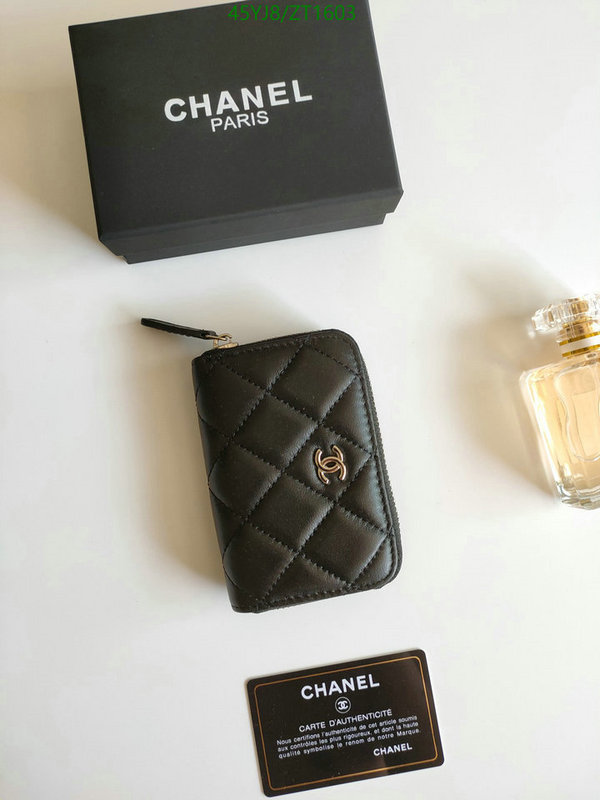 Chanel-Wallet(4A) Code: ZT1603 $: 45USD