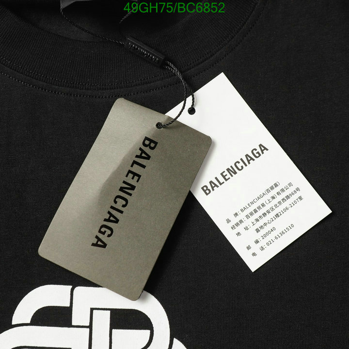 Balenciaga-Clothing Code: BC6852 $: 49USD