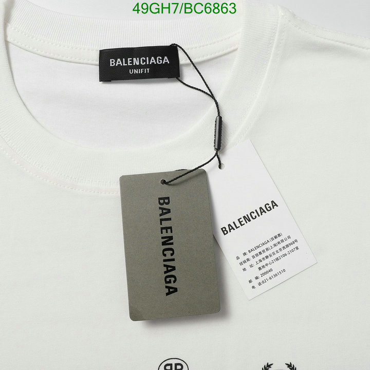 Balenciaga-Clothing Code: BC6863 $: 49USD