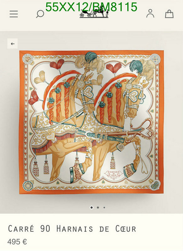 Hermes-Scarf Code: BM8115 $: 55USD