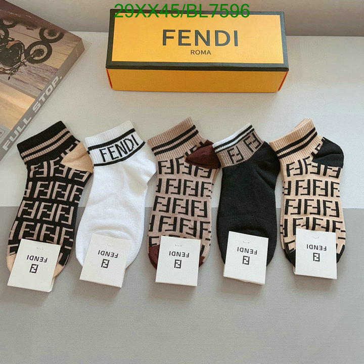 Fendi-Sock Code: BL7596 $: 29USD