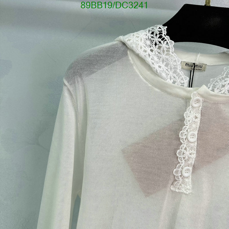 MIUMIU-Clothing Code: DC3241 $: 89USD