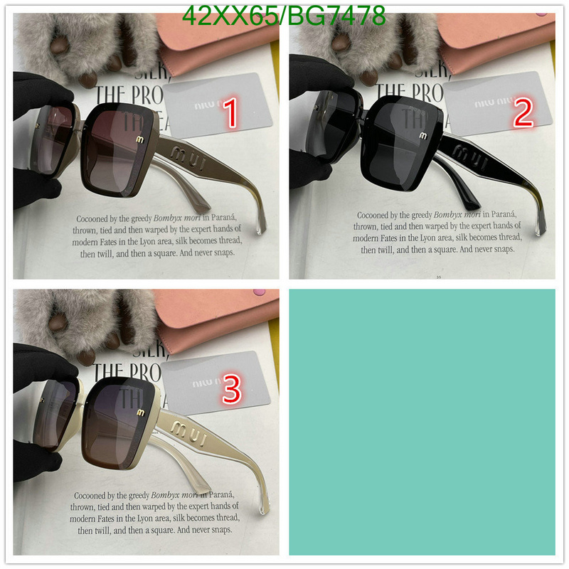 MiuMiu-Glasses Code: BG7478 $: 42USD
