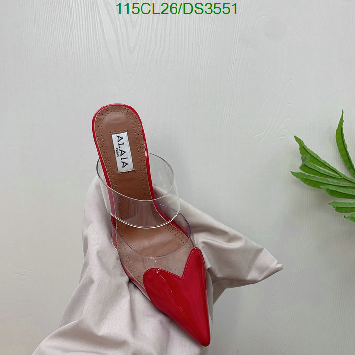 ALAIA-Women Shoes Code: DS3551 $: 115USD