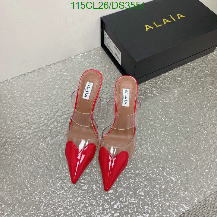 ALAIA-Women Shoes Code: DS3551 $: 115USD