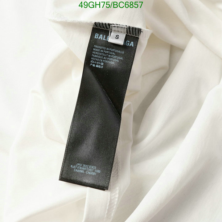 Balenciaga-Clothing Code: BC6857 $: 49USD