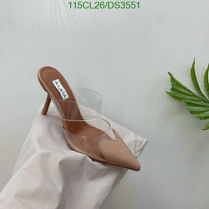 ALAIA-Women Shoes Code: DS3551 $: 115USD