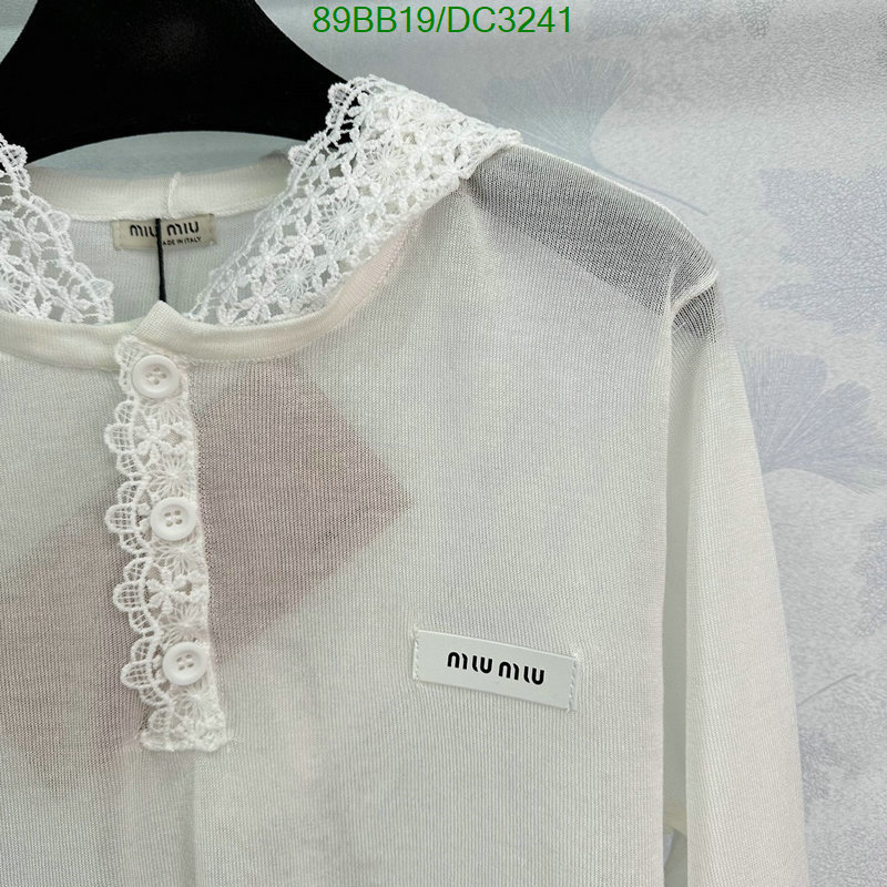 MIUMIU-Clothing Code: DC3241 $: 89USD