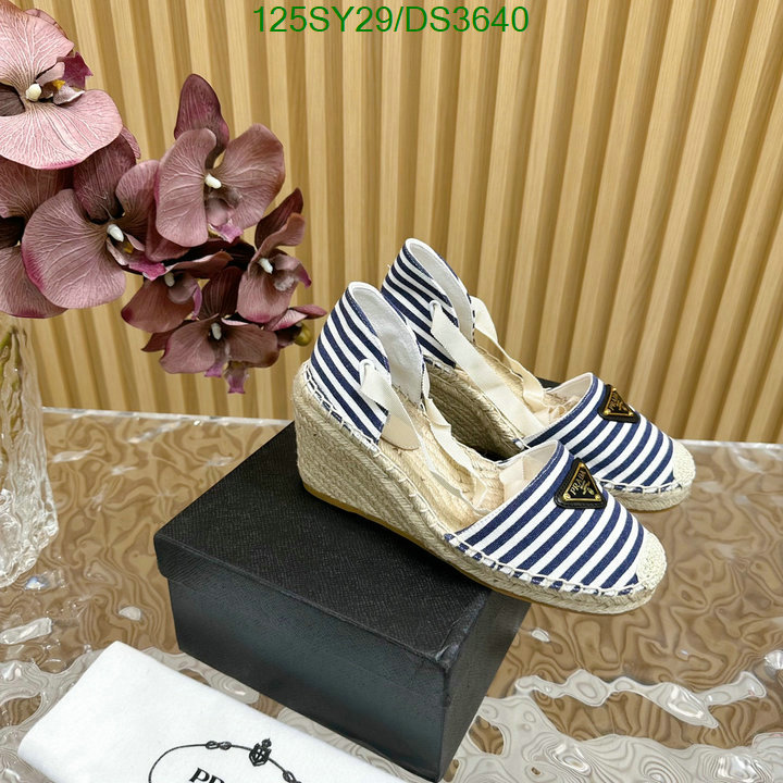 Prada-Women Shoes Code: DS3640 $: 125USD