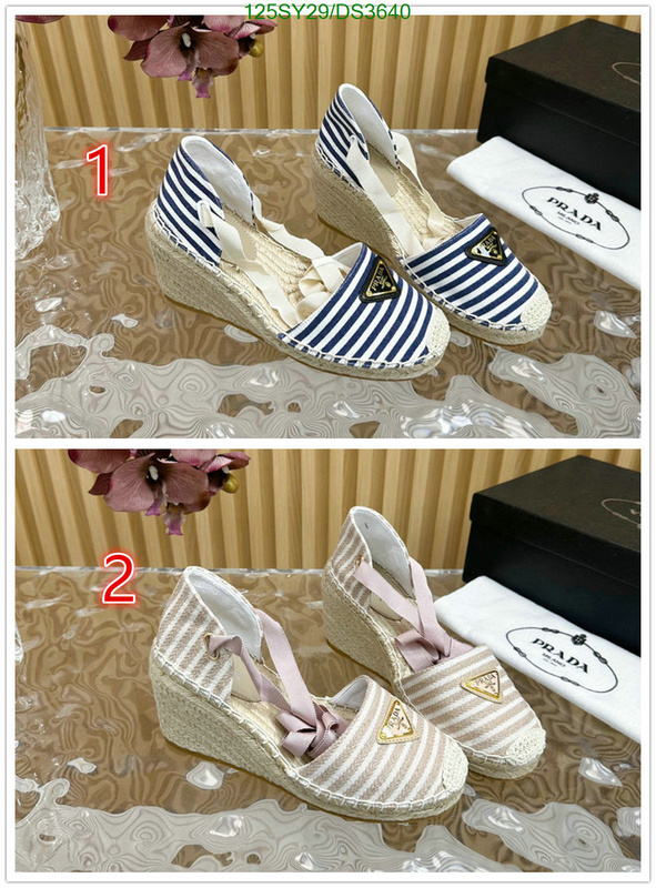 Prada-Women Shoes Code: DS3640 $: 125USD