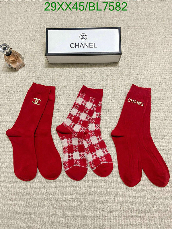 Chanel-Sock Code: BL7582 $: 29USD